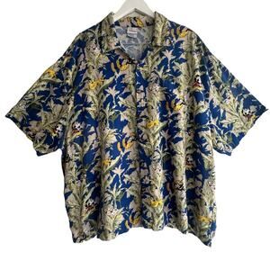 Disney | XXL | Mickey Goofy Donald Pluto men's Hawaiian shirt
